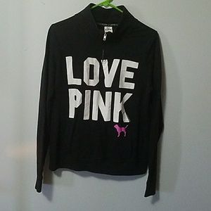 Victoria secret half zip sweat shirt